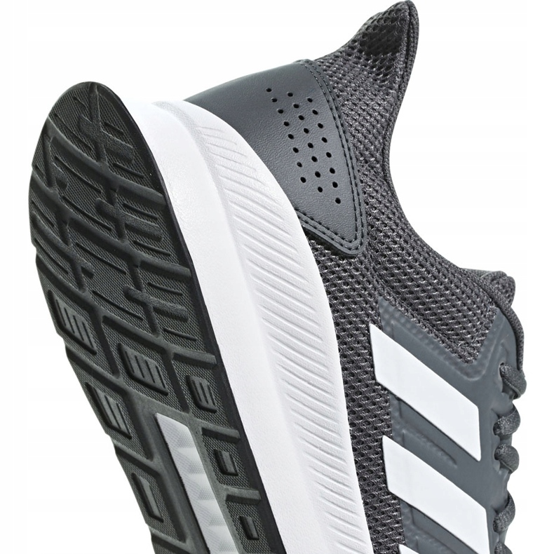 Chaussures pour hommes Adidas Runfalcon F36200 grises blanc 3