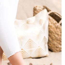 Goodin Sandales dorées avec ornements d'or 1 Goodin Sandales dorées avec ornements d'or 1