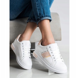 SHELOVET Baskets décontractées blanche 1