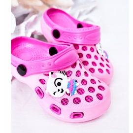 Chaussons Mousse Enfant Crocs Rose Jupiter 1 Chaussons Mousse Enfant Crocs Rose Jupiter 1