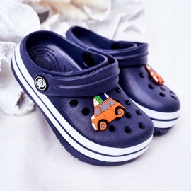 Chaussons Mousse Enfant Crooks Bleu Marine Lazy Day 1 Chaussons Mousse Enfant Crooks Bleu Marine Lazy Day 1