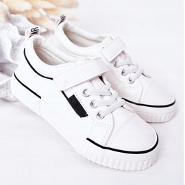 Baskets Enfant Avec Velcro Big Star HH374028 Blanc blanche 1