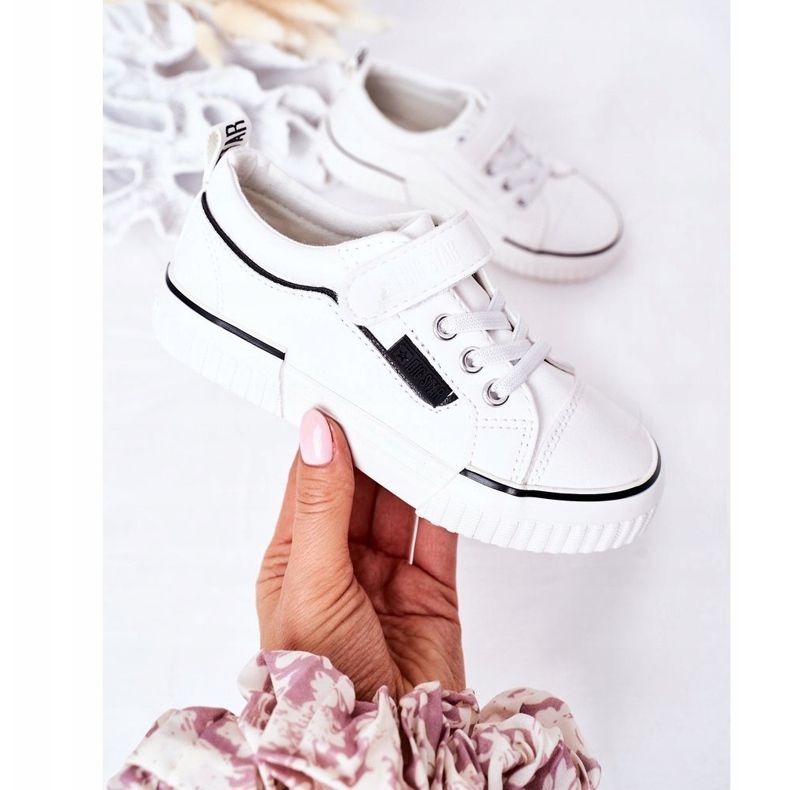 Baskets Enfant Avec Velcro Big Star HH374028 Blanc 2