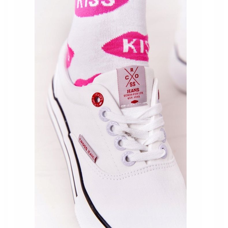 Baskets Femme Sur La Plateforme Cross Jeans FF2R4001C Blanc blanche 2