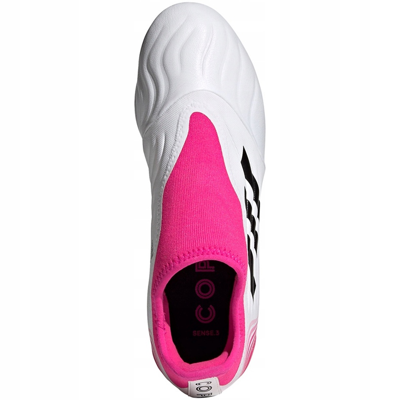 Chaussures de foot Adidas Copa Sense.3 Ll Fg FW7268 blanche blanche 1