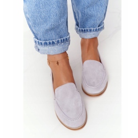 PS1 Richelieus Femme Slip On Daim Gris Twinky 4
