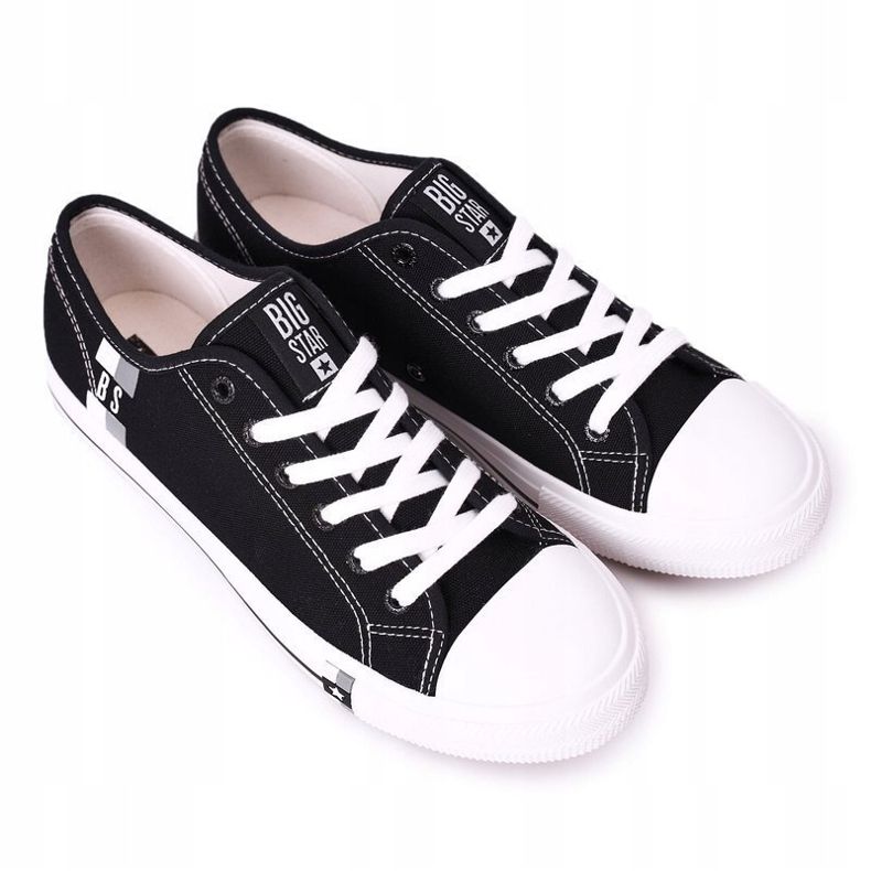 Baskets noires Big Star HH174323 pour hommes 2