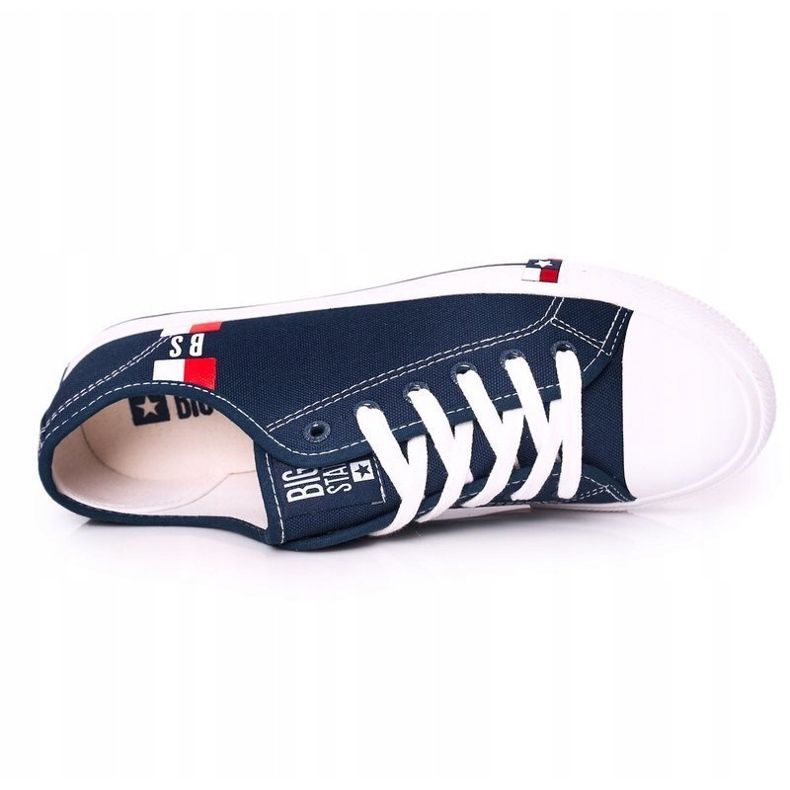 Baskets homme Big Star HH174326 bleu marine 1