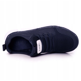 Chaussures de sport pour hommes GOE HH1N4031 Baskets bleu marine 1