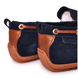 Mocassins Décontractés en Daim GOE HH1N4019 Bleu Marine brun 4