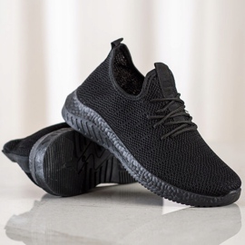 SHELOVET Chaussures de sport textiles noir 1