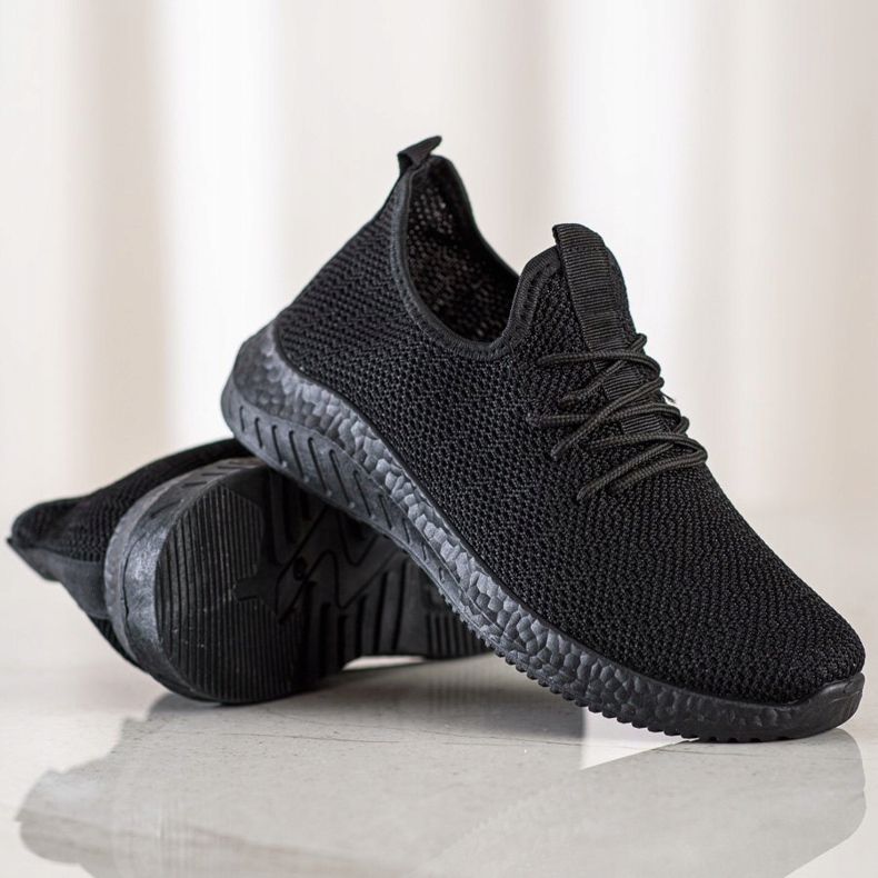 SHELOVET Chaussures de sport textiles noir 1