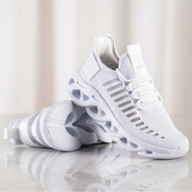 SHELOVET Baskets mode blanches 1