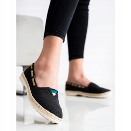 Beauty Girl'S Espadrilles textiles noir 2