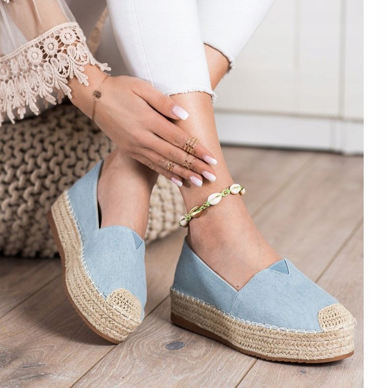 SHELOVET Espadrilles à la mode bleu 1