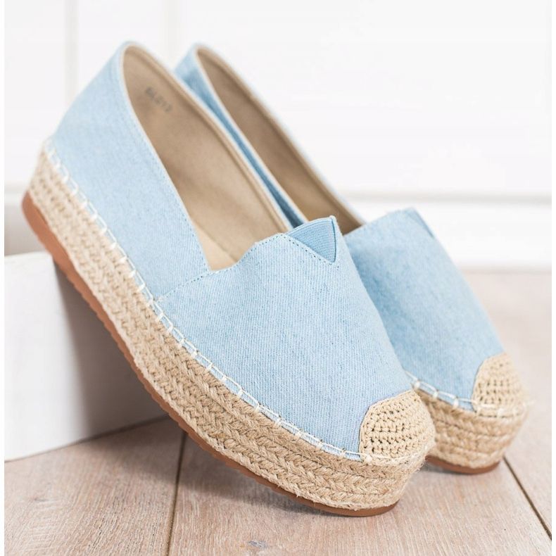 SHELOVET Espadrilles à la mode bleu 2