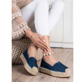 SHELOVET Espadrilles à la mode bleu 3