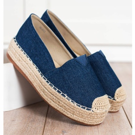 SHELOVET Espadrilles à la mode bleu 2