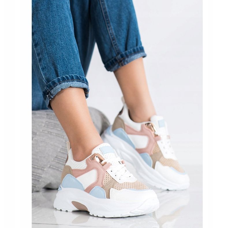 SHELOVET Baskets colorées multicolore 1