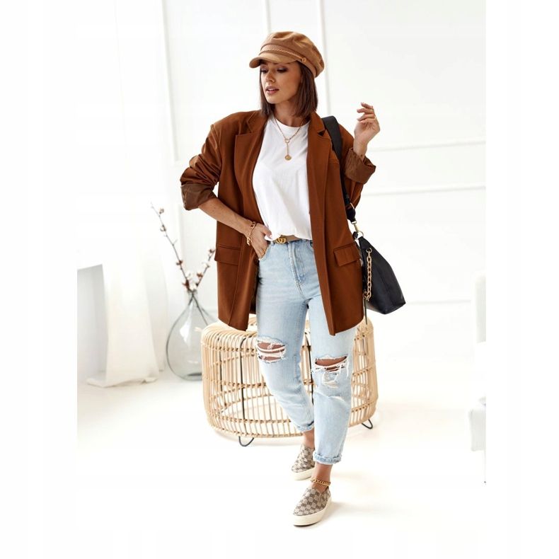 Baskets Logged Femme Slip-On Khaki Challenge beige brun 3