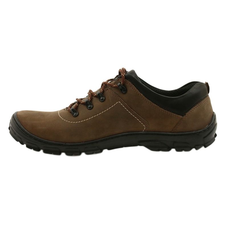 Kampol Chaussures trekking homme 36 olive brun multicolore 2