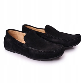 Mocassins décontractés en daim GOE HH1N4080 Noir le noir 7