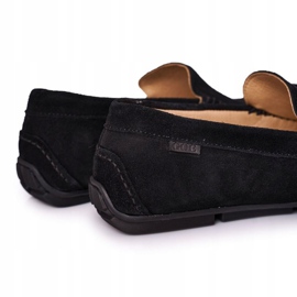 Mocassins décontractés en daim GOE HH1N4080 Noir le noir 1