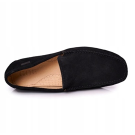 Mocassins décontractés en daim GOE HH1N4080 Noir le noir 2