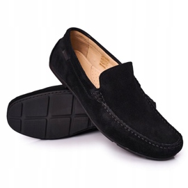 Mocassins décontractés en daim GOE HH1N4080 Noir le noir 3