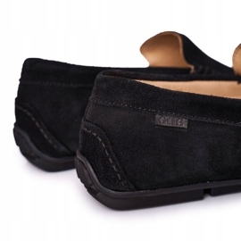 Mocassins décontractés en daim GOE HH1N4080 Noir le noir 4