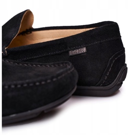 Mocassins décontractés en daim GOE HH1N4080 Noir le noir 5