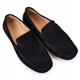 Mocassins décontractés en daim GOE HH1N4080 Noir le noir 6