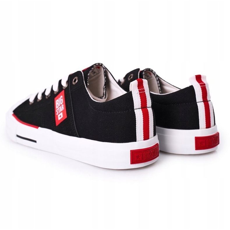 Baskets Big Star HH174039 pour hommes noires le noir 1