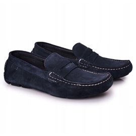 Mocassins Décontractés en Daim GOE HH1N4065 Bleu Marine 5