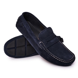 Mocassins Décontractés en Daim GOE HH1N4065 Bleu Marine 2