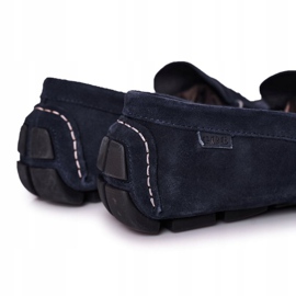 Mocassins Décontractés en Daim GOE HH1N4065 Bleu Marine 1