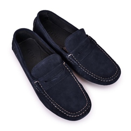 Mocassins Décontractés en Daim GOE HH1N4065 Bleu Marine 4