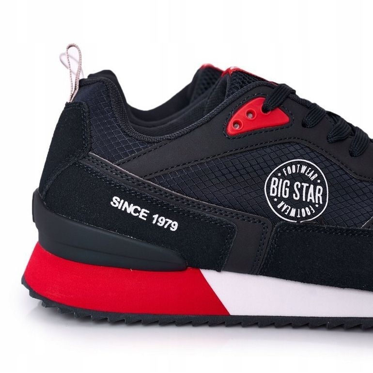 Chaussures de sport pour hommes Memory Foam Big Star HH174240 Bleu marine 1