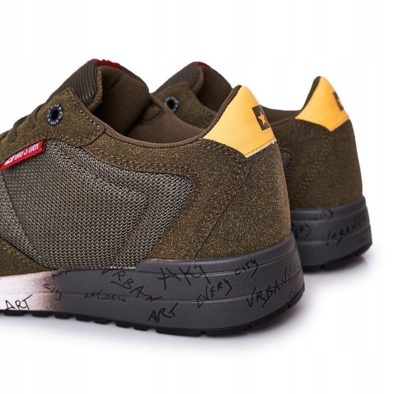 Chaussures de sport pour hommes en mousse à mémoire Big Star FF174209 Vert 1 Chaussures de sport pour hommes en mousse à mémoire Big Star FF174209 Vert 1