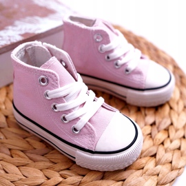 FRROCK Baskets montantes classiques pour enfants Filemon roses ['rose'] 2