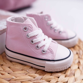 FRROCK Baskets montantes classiques pour enfants Filemon roses ['rose'] 1