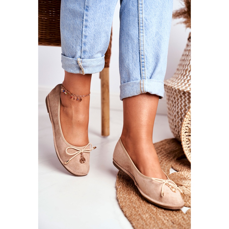 Ballerines Femme Lu Boo Daim Beige 2