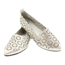 Ballerines ajourées argent Filippo DP2039 SI gris 3