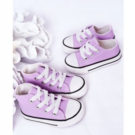 FRROCK Baskets classiques violettes pour enfants Filemon 2