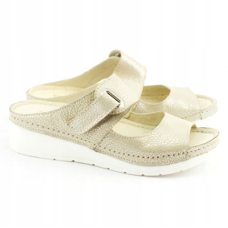 Dolce Pietro Rabats velcro 2211 beige argent 2
