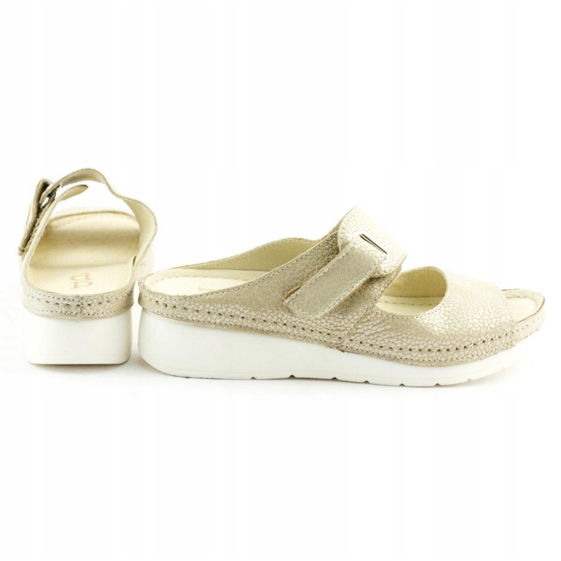 Dolce Pietro Rabats velcro 2211 beige argent 4