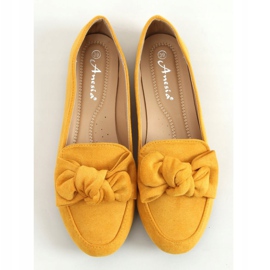 Mocassins à nœud miel 88-382 Jaune 1