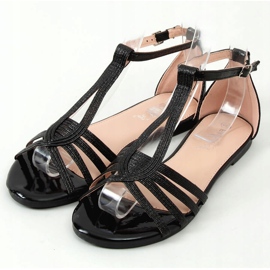Sandales noires pour femmes SM0024 Noir 1
