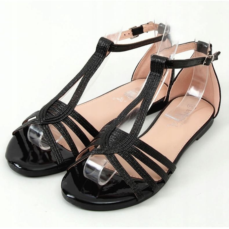 Sandales noires pour femmes SM0024 Noir le noir 1