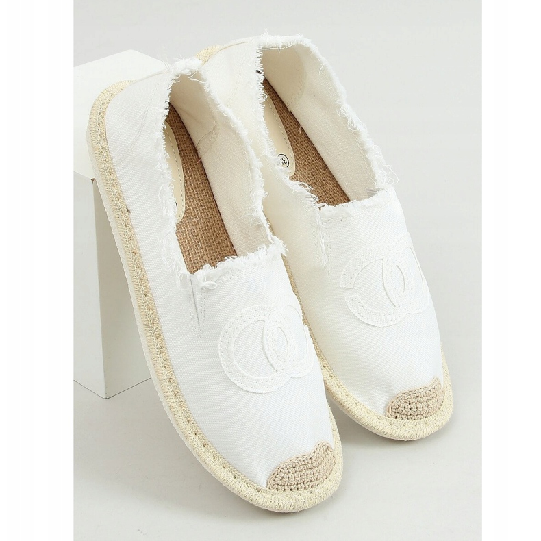 Espadrilles blanches pour femmes NB273P Blanc 1